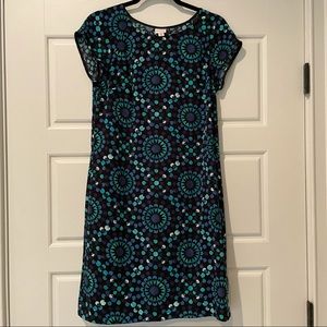 Merona dress sz small lightweight teal colors
